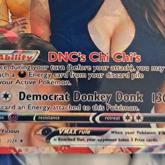 A.O.C. Pokemon Card - Alexandria Ocasio-Cortez - Picture 6 of 6